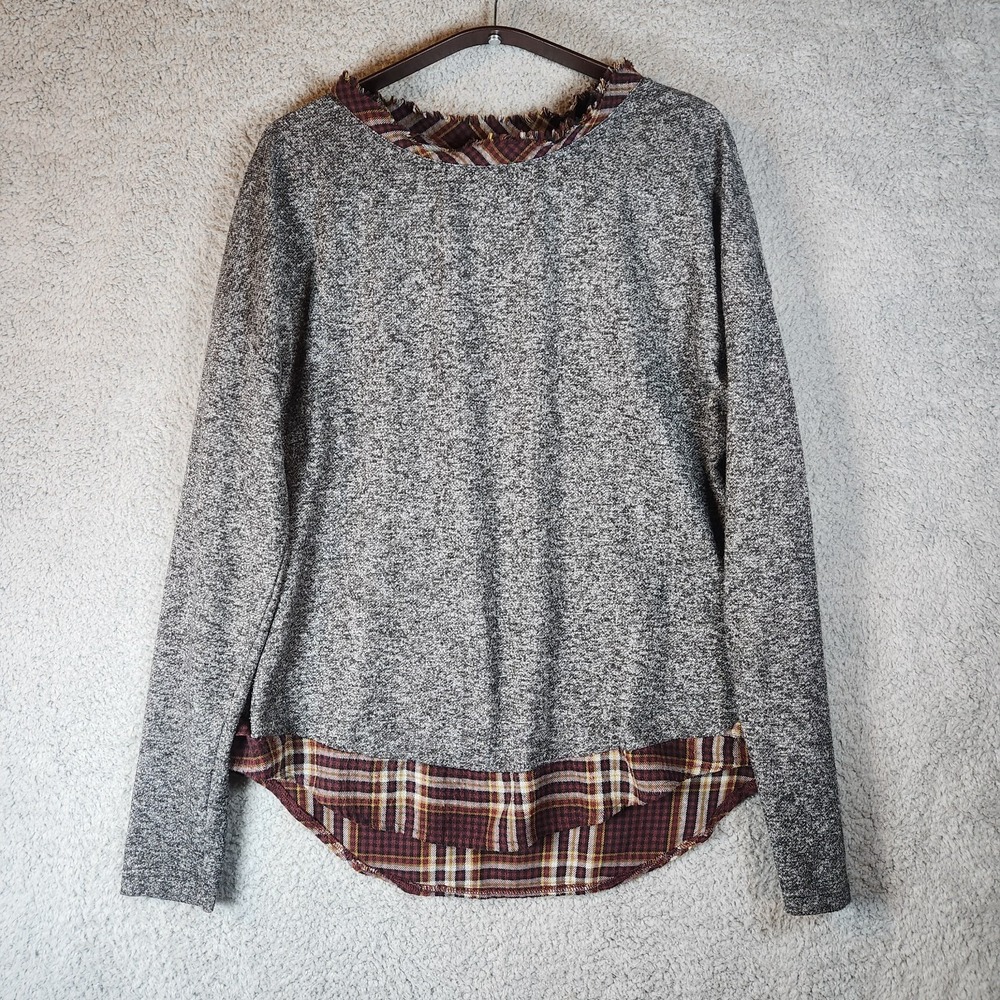 Andree by Unit - Woman's Size Medium - Grey with‎ Plaid